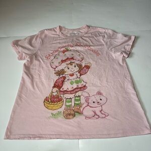 Strawberry Shortcake Pink Graphic Short-Sleeve Tee